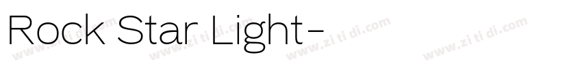 Rock Star Light字体转换